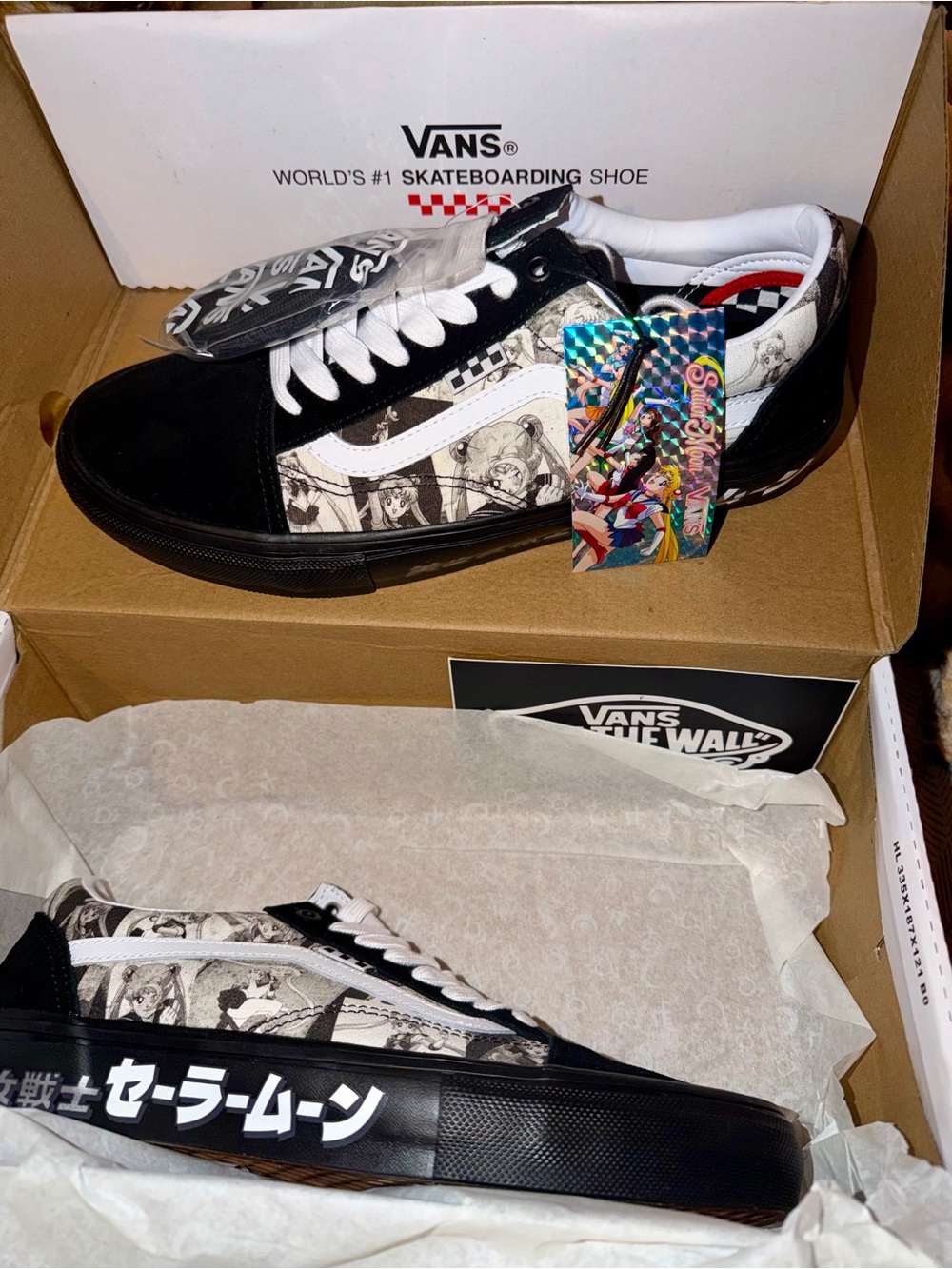 NIB Vans x Pretty Guardian Sailor Moon Old Skool Shoes - Men's 9.5